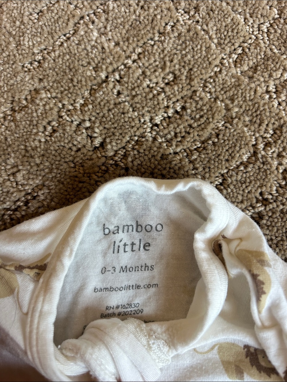 BAMBOO Pink Floral Zip Footie One-Piece - Picture 5 of 13